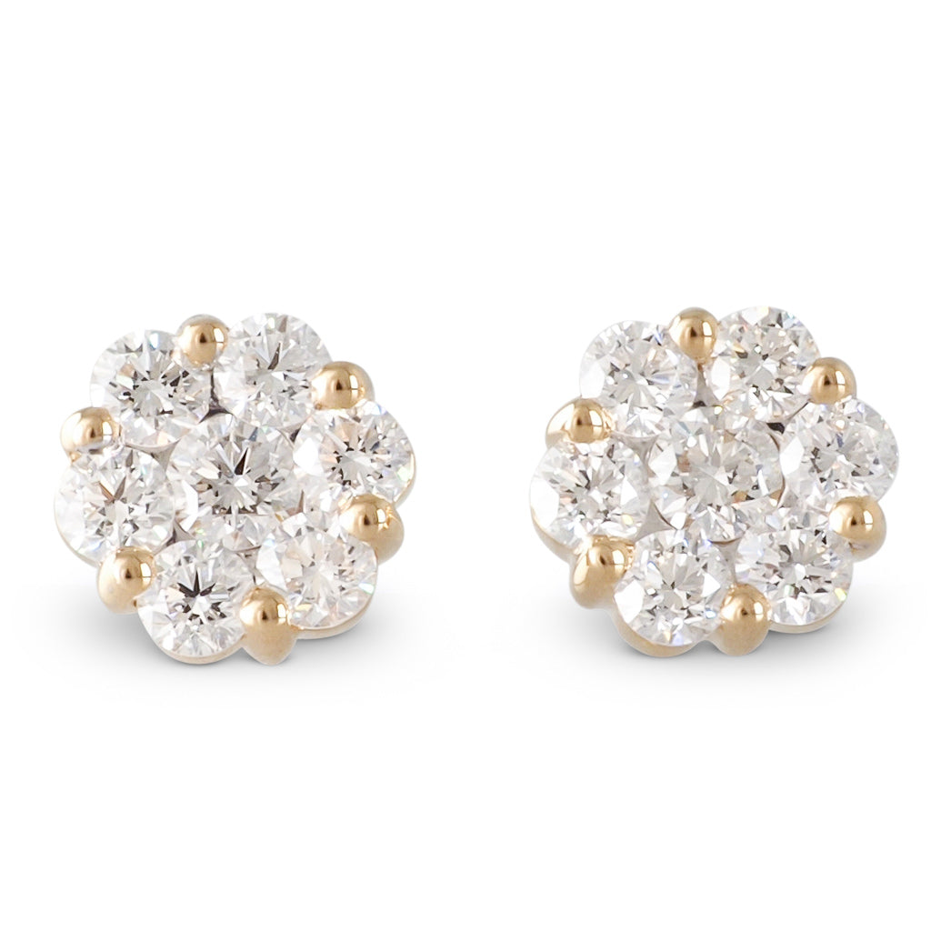 Diamond Cluster Studs