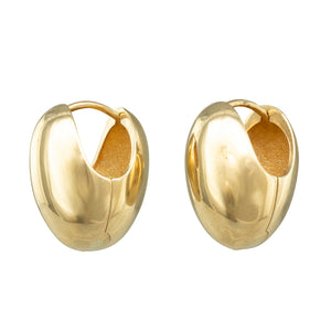 9ct Gold Bulbus Huggies