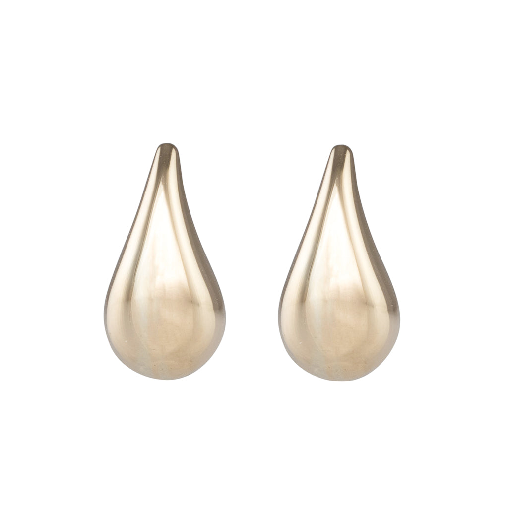 Small Gold Bulbus Stud Earrings