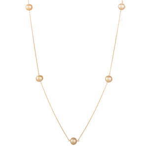 Matinee Gold Pearl Scattered Chain