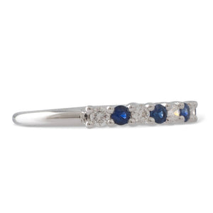 Sapphire and Diamond Band