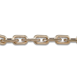 Flat Link Yellow Gold Bracelet