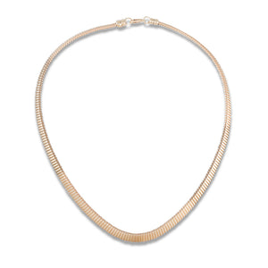 14ct Gold Ribbed Collier