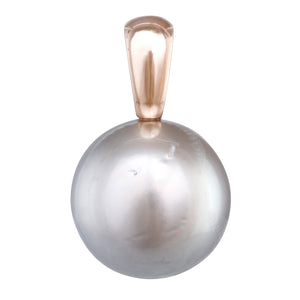 Tahitian Pearl & Diamond Pendant