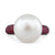 South Sea Pearl & Ruby Ring