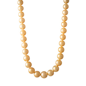 Round Gold South Sea Pearl Strand