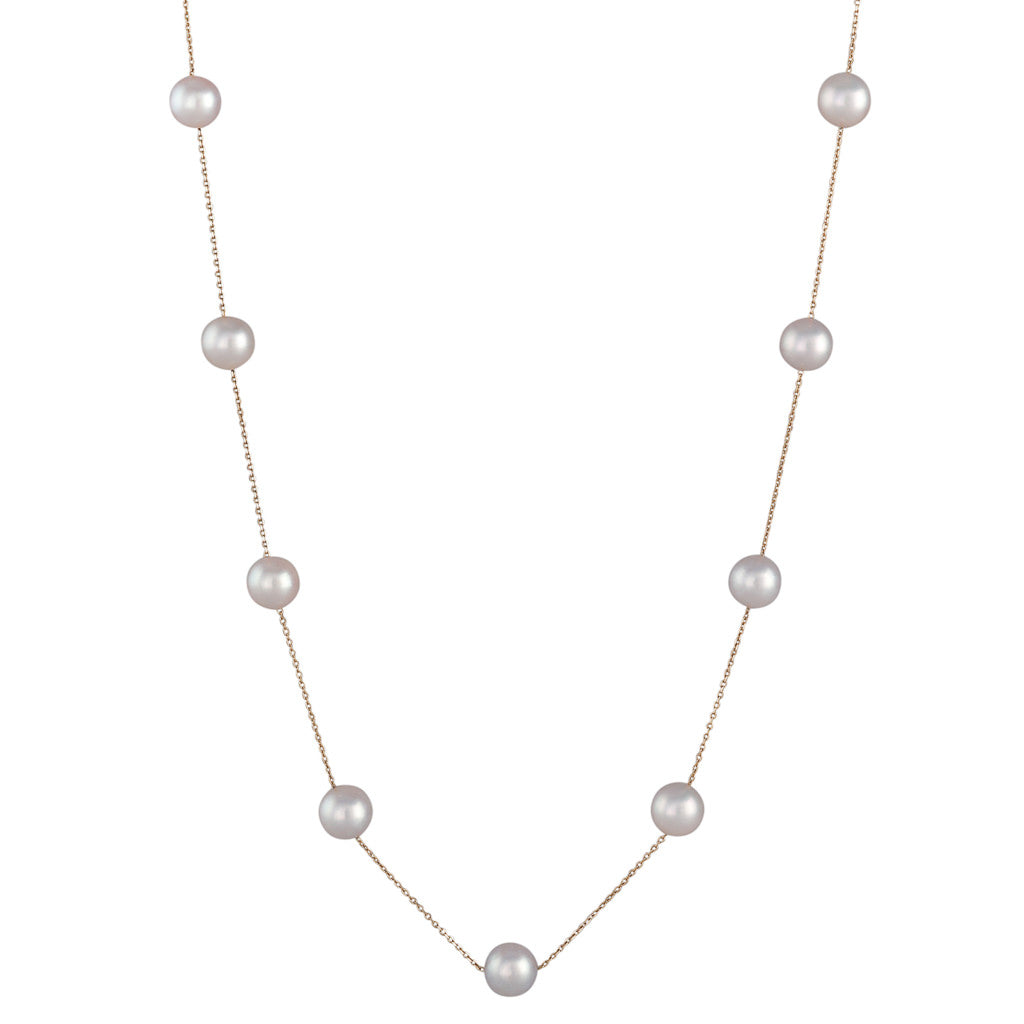 Scattered Akoya Pearl Chain