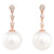 South Sea Pearl & Diamond Earrings