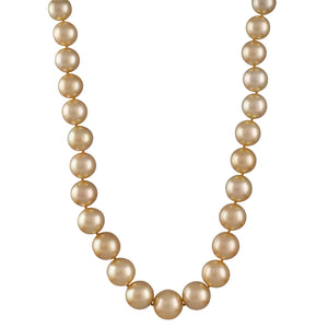 Round Gold South Sea Pearl Strand