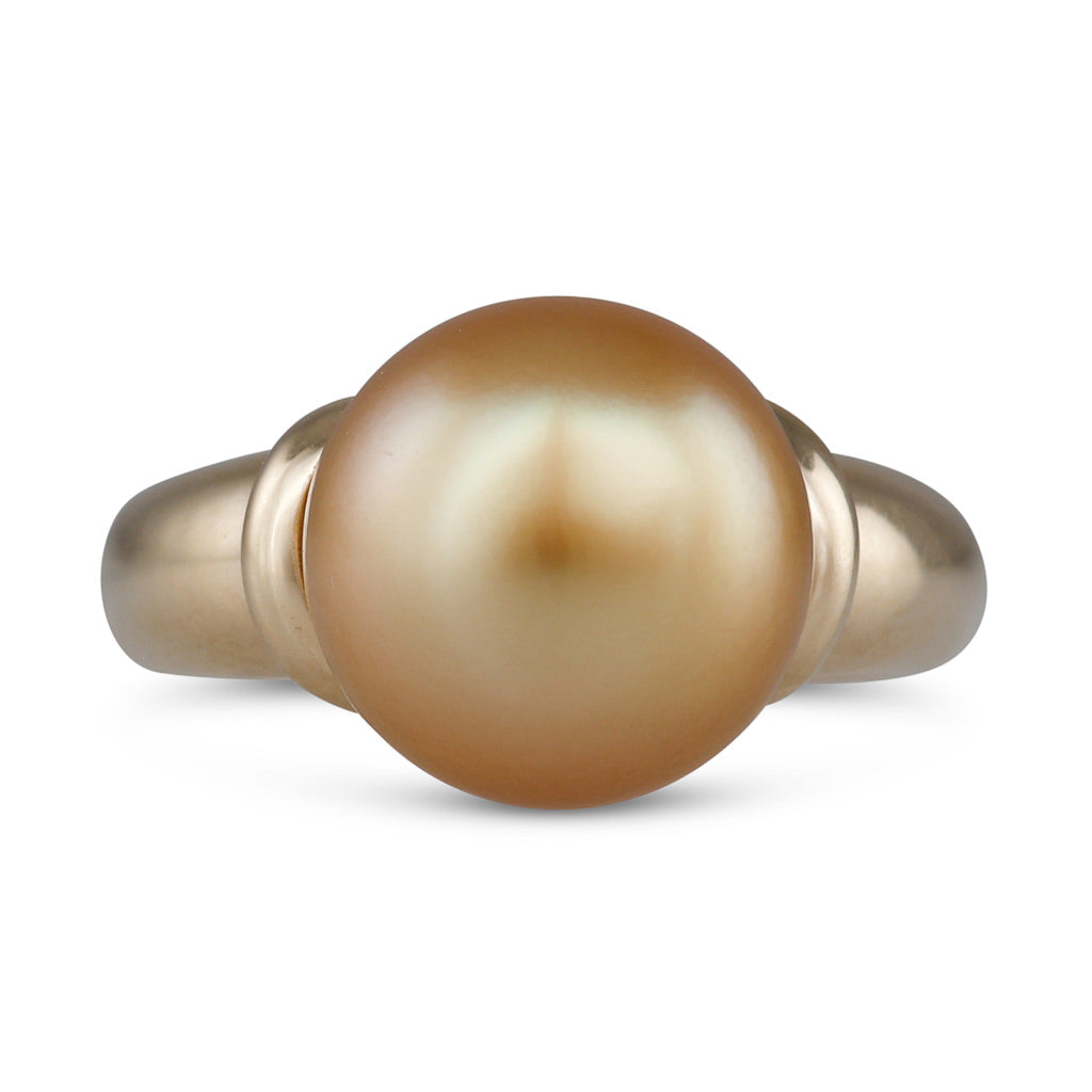 Gold South Sea Pearl Ring