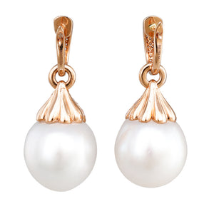 South Sea Pearl & Diamond Earrings