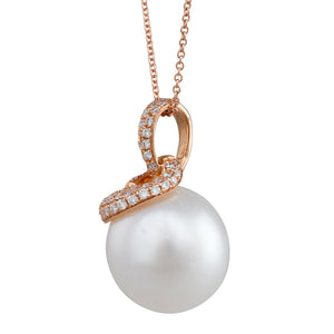 South Sea Pearl & Diamond Pendant