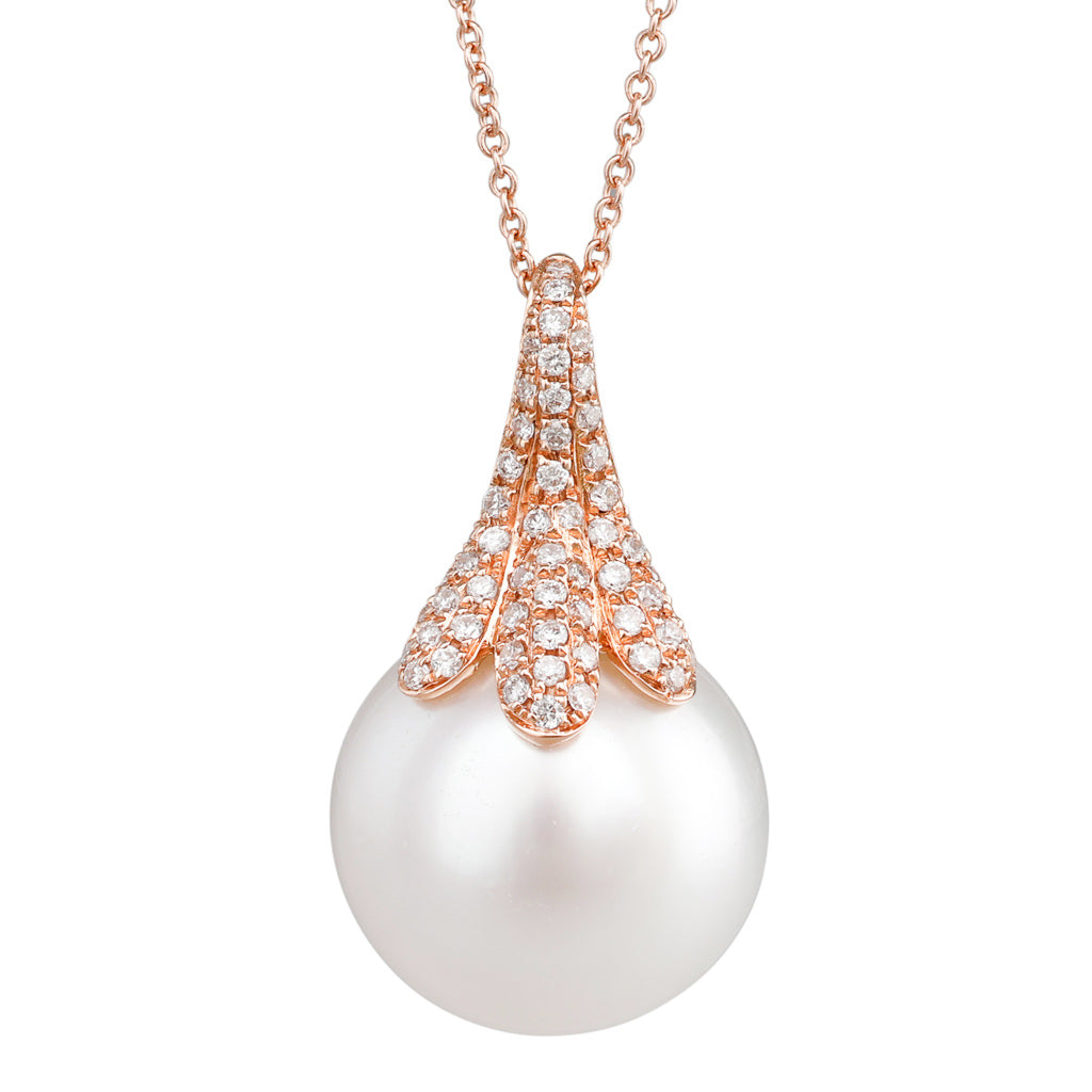 South Sea Pearl & Diamond Pendant