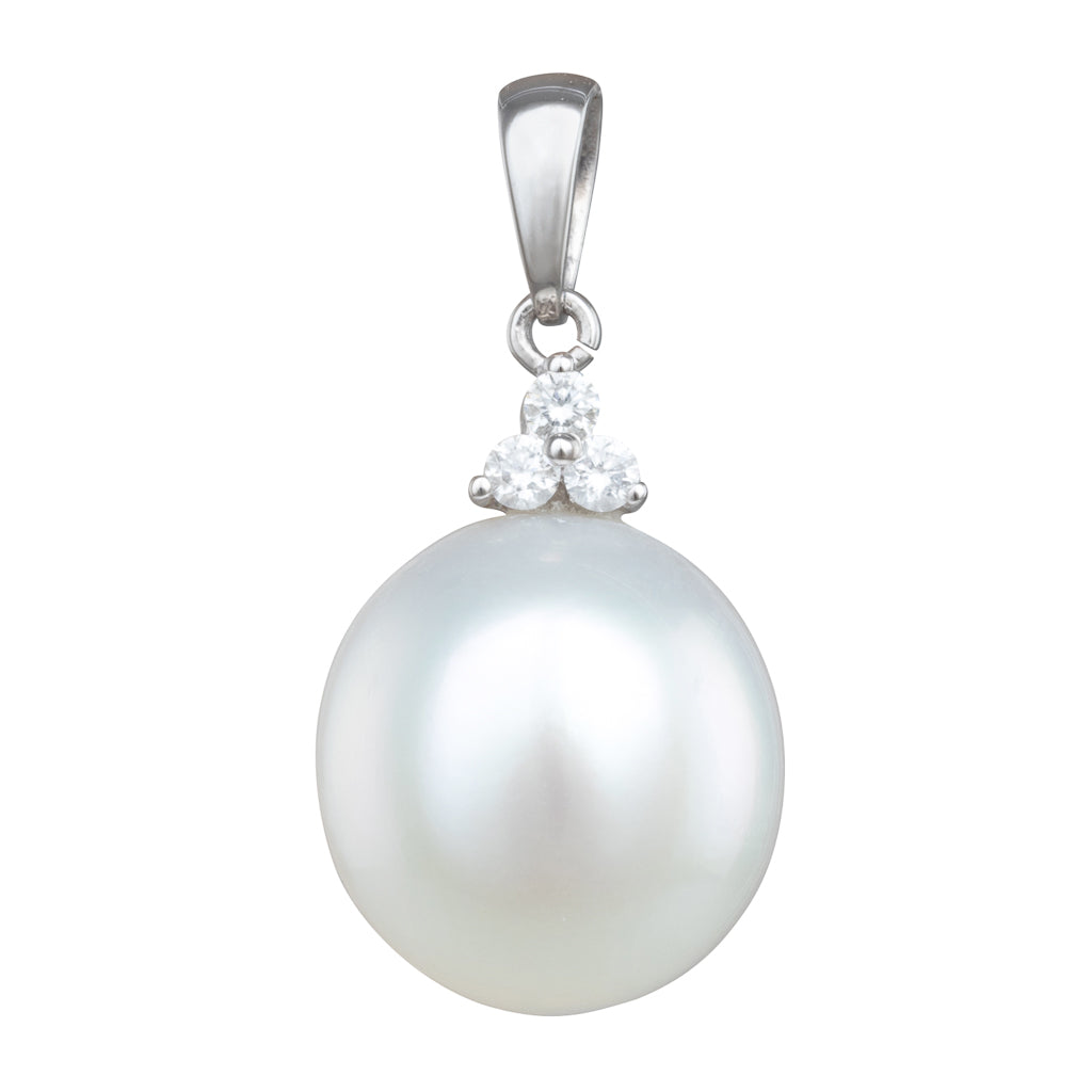 South Sea Pearl & Diamond Pendant