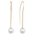 South Sea Pearl Long Chain Earrings