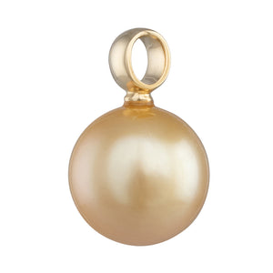 Round Gold South Sea Pearl Pendant