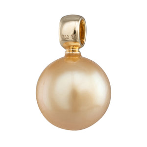 Round Gold South Sea Pearl Pendant